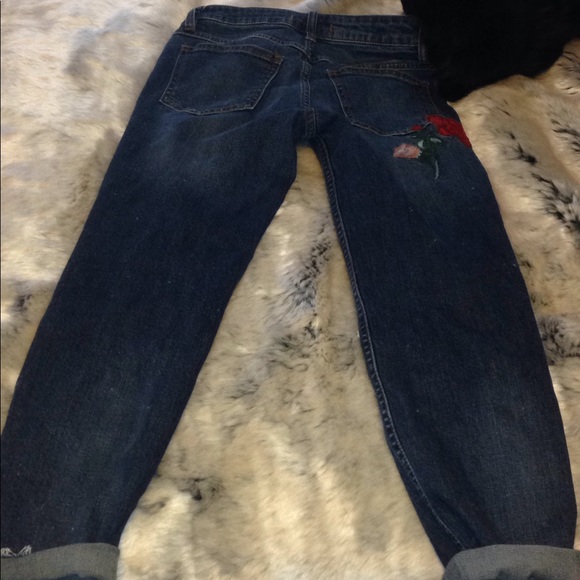 Free people rose distressed boyfriend jeans - Picture 3 of 3